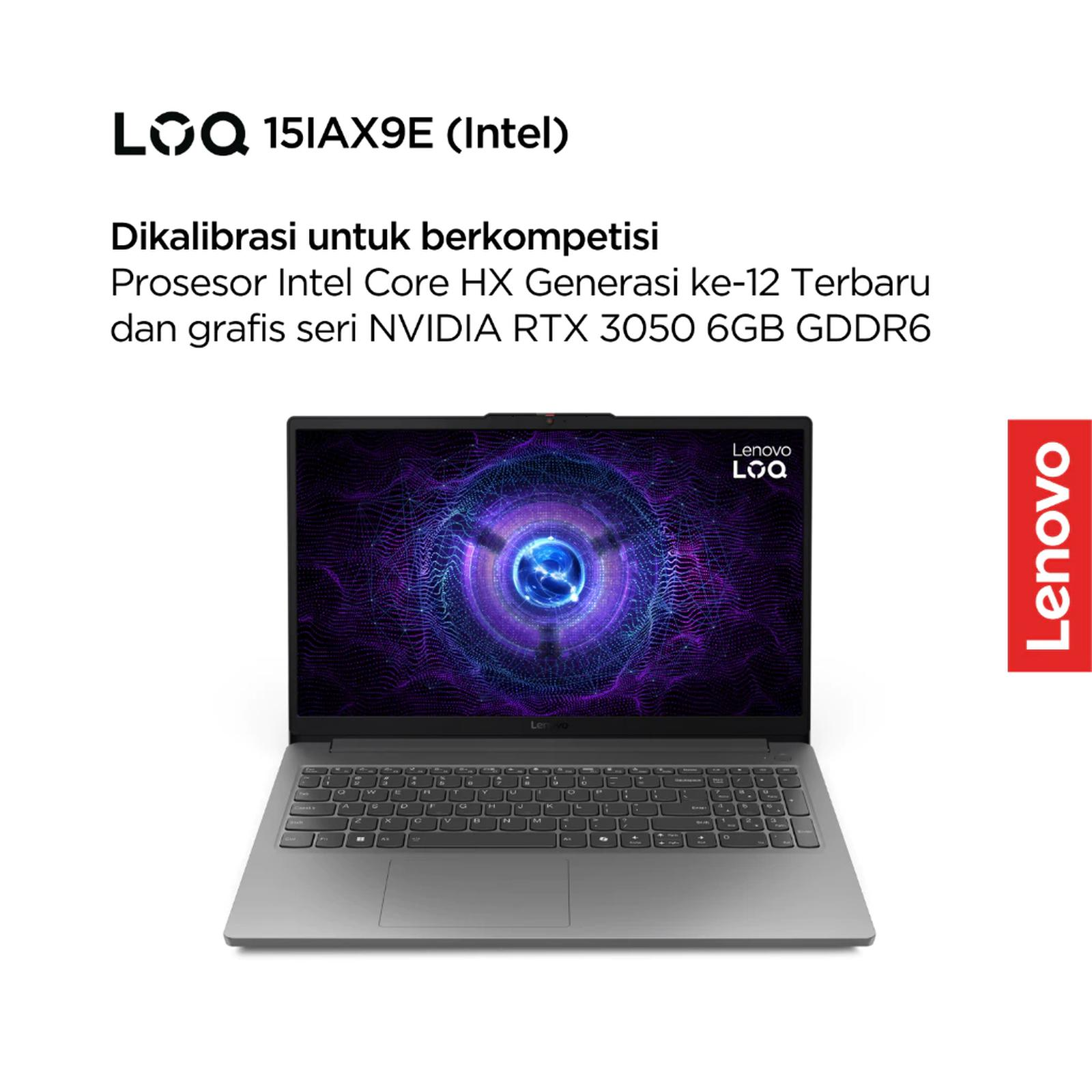 Lenovo LOQ Essential 15IAX9E | I5 12450HX RTX3050 12GB 512GB W11 OHS